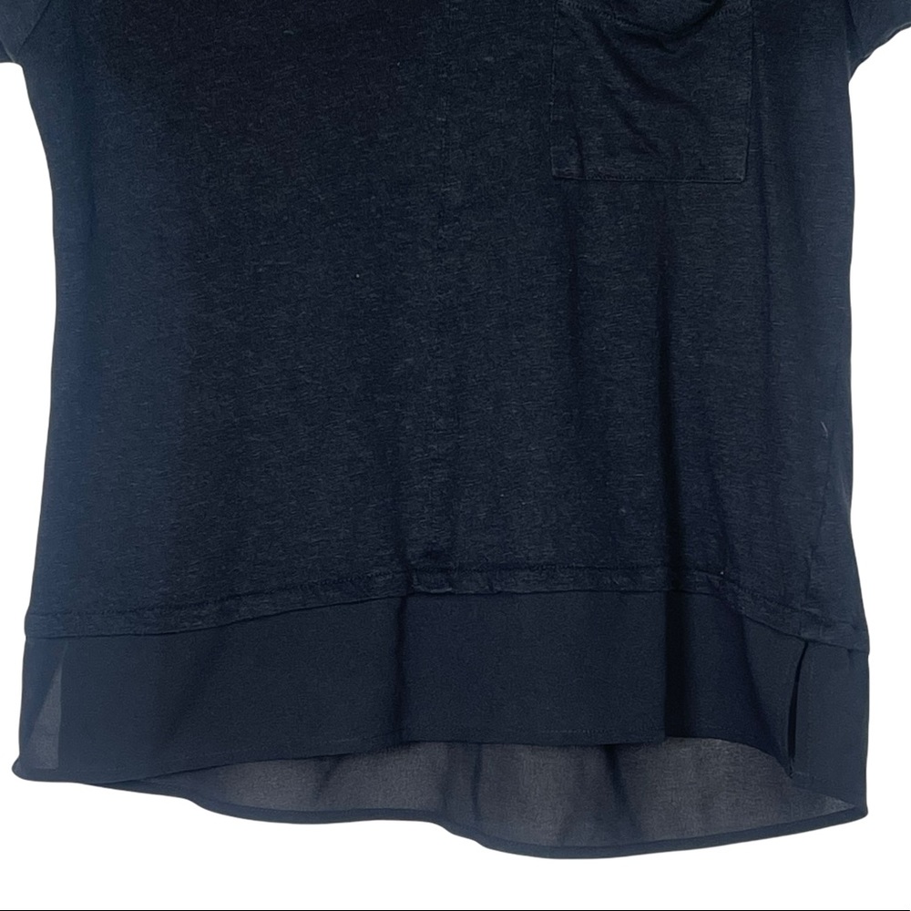 💰 5/25$ ♻️ Sanctuary Small Black Pocket Tee - Picture 3 of 7